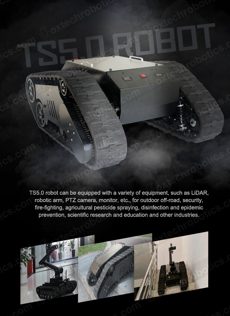 FOXTECHROBOT Ts5 0 Track Crawler Tracked Chassis Frame Manufacturers