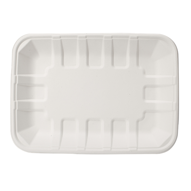 GeoTegrity Eco Friendly Tray Disposable Bamboo Sugarcane Bagasse Pulp