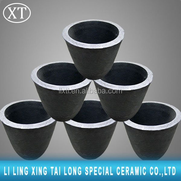 XTL High Strength Clay Carbide Graphite Crucibles For Melting Cast