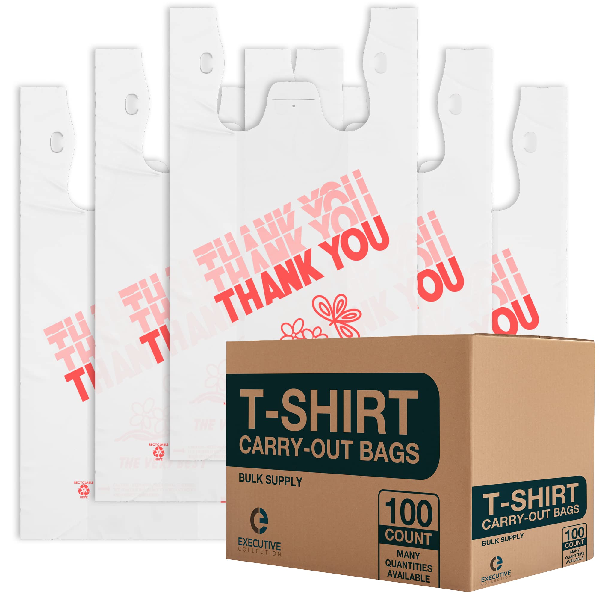 Lesi Custom Logo White GRS Certified Reusable Bag Sustainable HDPE