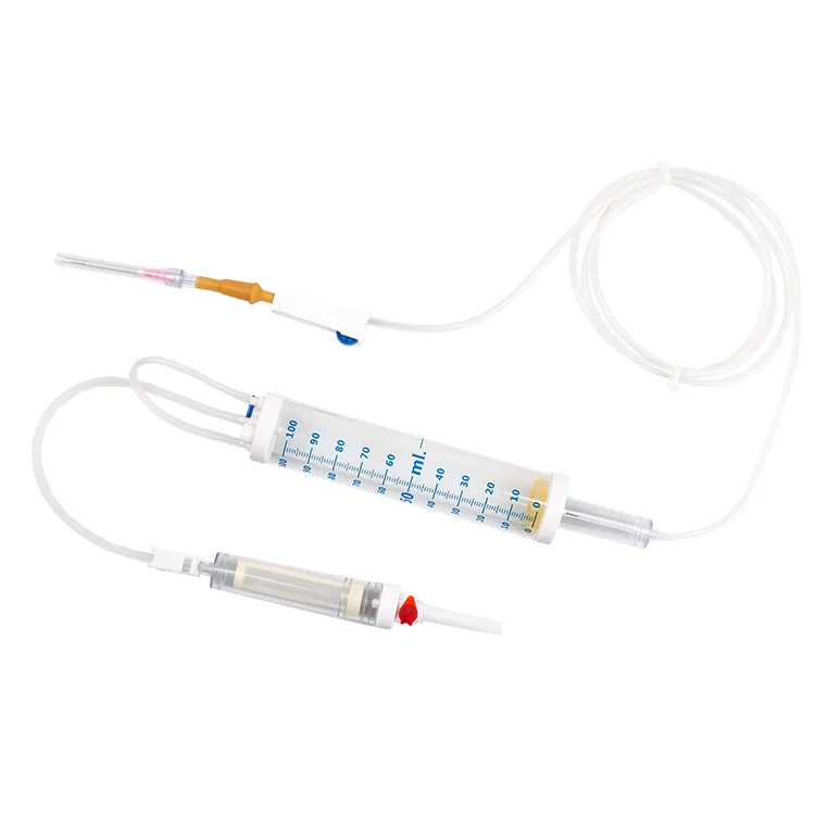 Medhave - Blood Transfusion Infusion Set With Burette Infantile Flask  Transfusion Apparatus Solusets For Blood Infusion Set