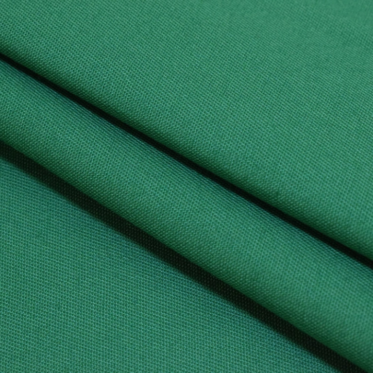 Cotton Poly Blend Fabric Green Fabric (65x165cm Remant Fabric)