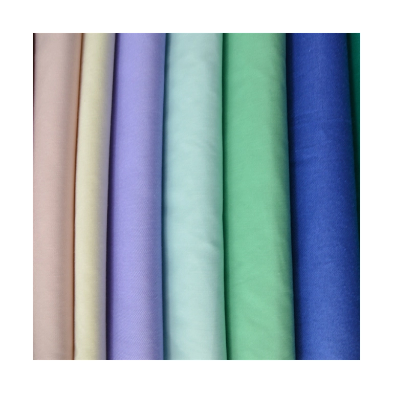 High Density Textiles 100% Dyed Cotton Poplin Plain Fabric Price