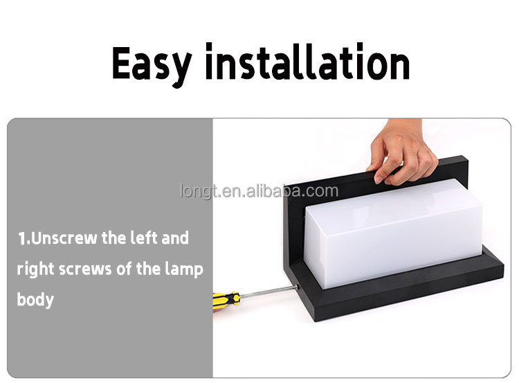 2023 New Simple Aluminum Landscape Ip65 Solar Sense Led Outdoor Garden Wall Lamps