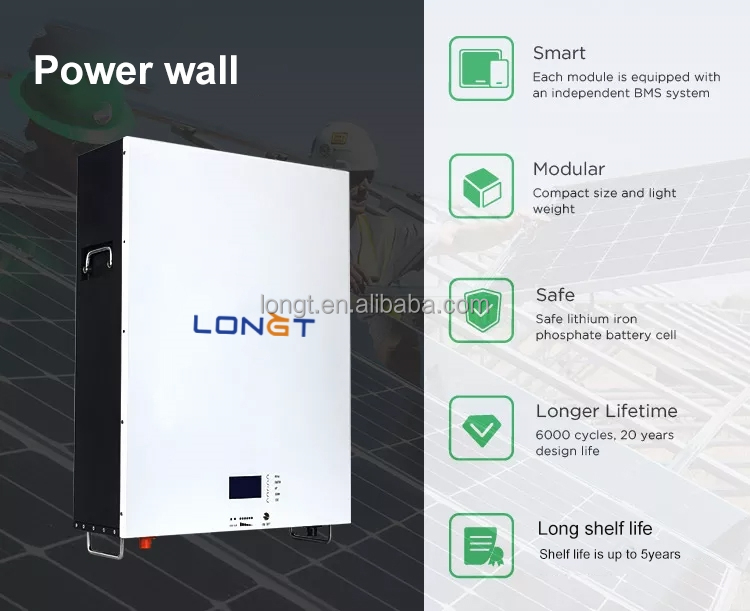 Rechargeable power wall popular solar lifepo4 lithium solar energy storage battery power wall 5kwh 10kwh solar battery
