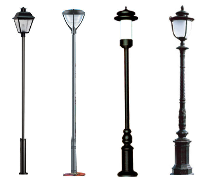 Classic Europe Style Garden Led Lamp Post Lights with Outdoor Lamp Post HDG garden lamp pole