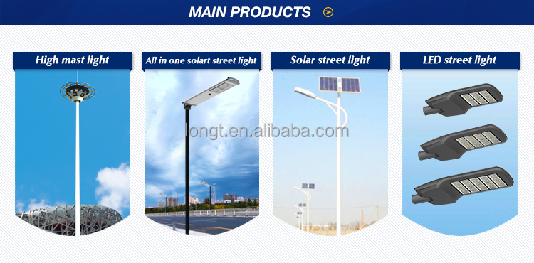Garden Lamp All in one solar LED outdoor ABS lamp integrated solar LED light