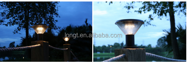 Sola energy lights outdoor landscape lamp pillar gate light solar lawn light