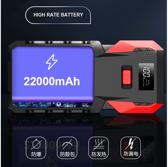 12v 24v Portable Charger Starting Device Emergency Tool Multifunction Battery Portable Car Jump Starter With Lcd Screen company
