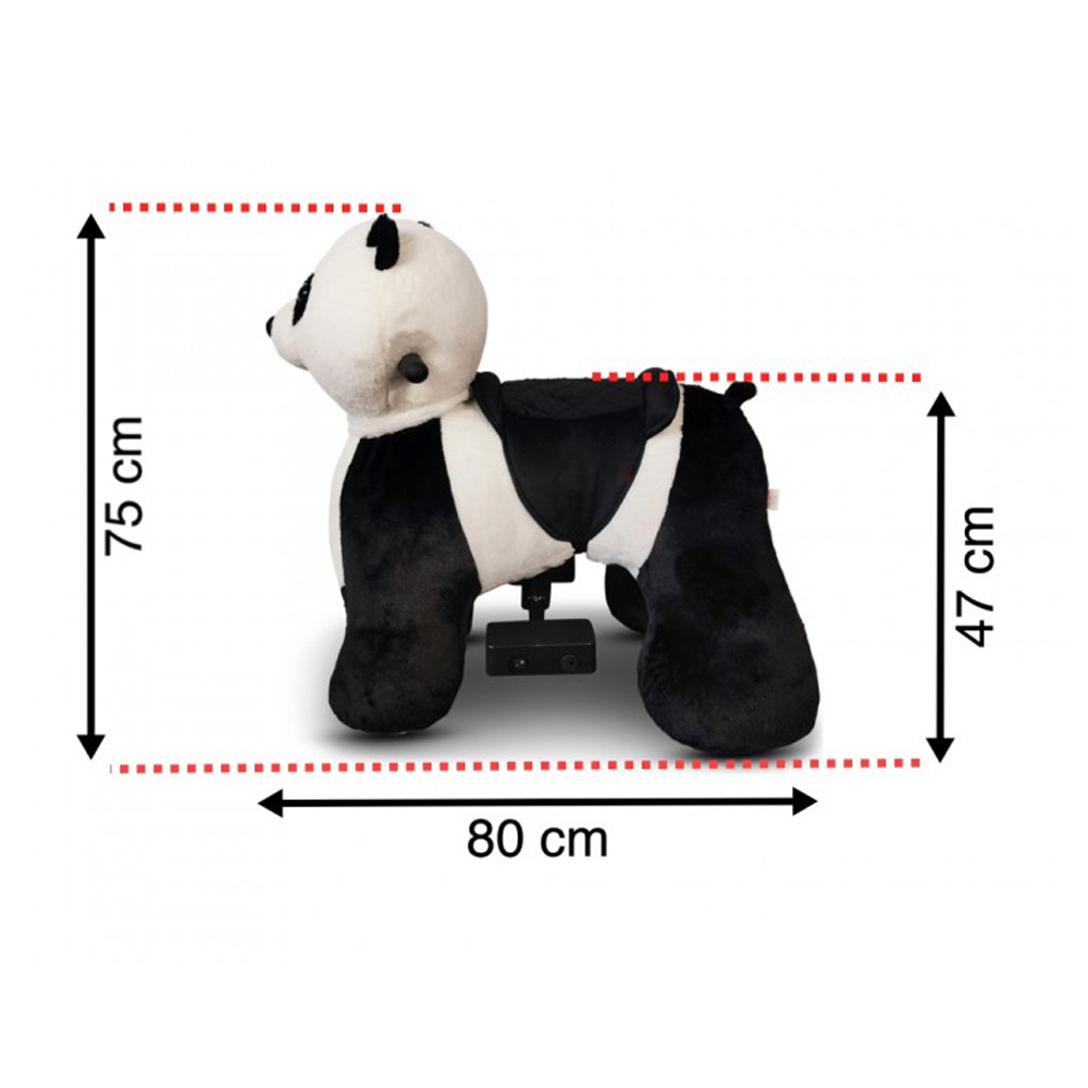 Lulu おもちゃの車 - Lulu Electric 6v ぬいぐるみ電動乗用パンダ子供