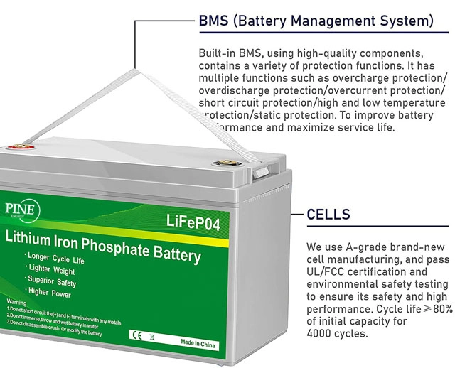 Pine - Custom Cheap 99% Efficiency Batteries Long Life Lifopo4 12volt Lithium Ion Battery 12V Lifepo4 battery  in  Shenzhen