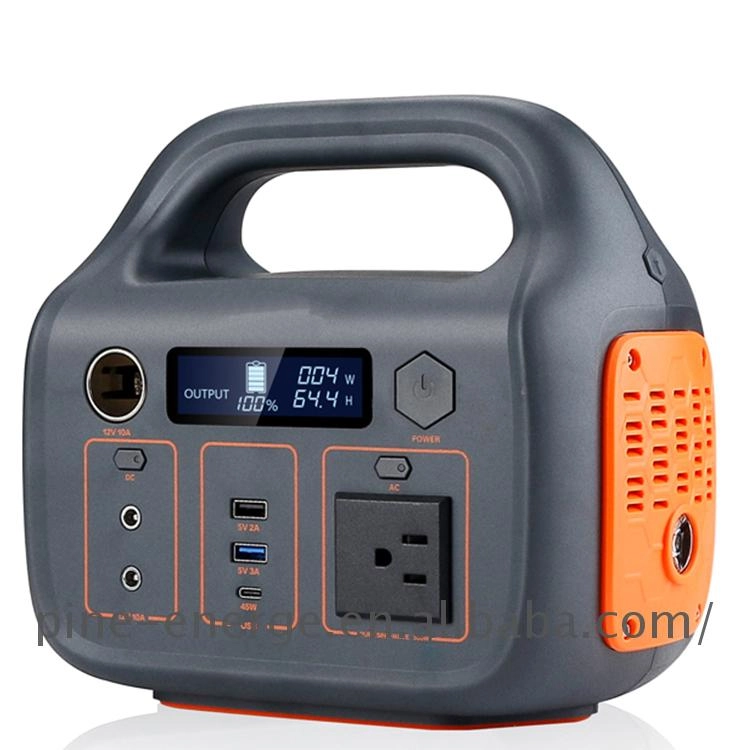 Pine - Portable Power Station Emergency Home Portable Solar Power Station Lifepo4 Battery Portable Power Portable power station