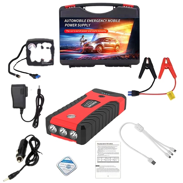 Multifunction Jump Starter 22000mah Emergency Starter Auto Car Battery Booster Mini Power Bank 12v With Led Light factory