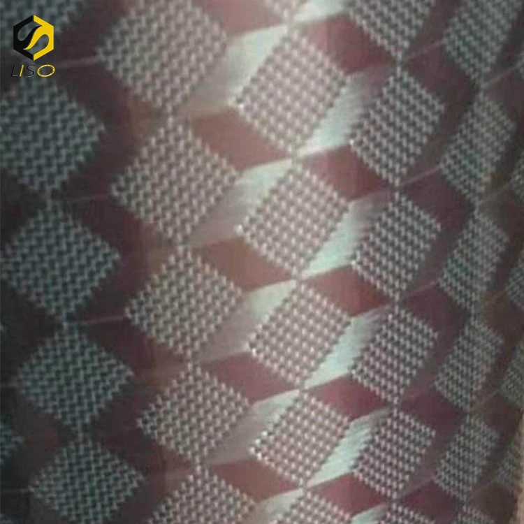Liso - Nouvelle conception en fibre de carbone hexagonale en tissu en nid  d'abeille pour le tissu jacquard en fibre de carbone en gros