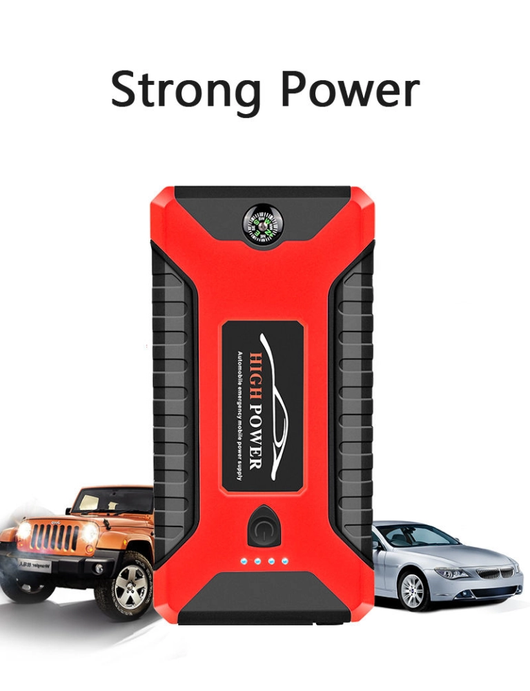 Pine - Hot Sale Emergency Vehicle Tools 12v Battery Jump Start Car Jump Starter Power Bank With Air Compressor Tire Inflator Car jump starter company