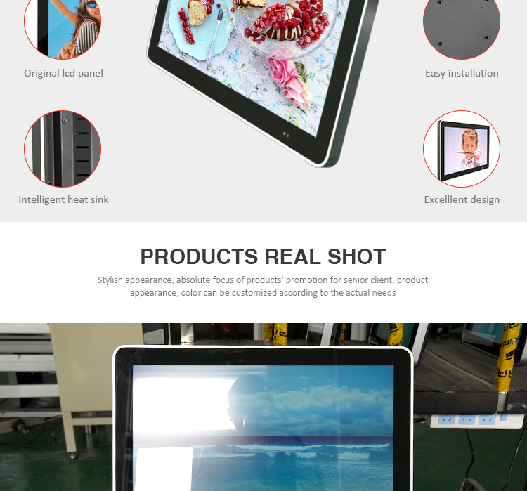 Suitable for shopping malls 21.5 inch touch screen tv monitor multi oem touch screen monitor