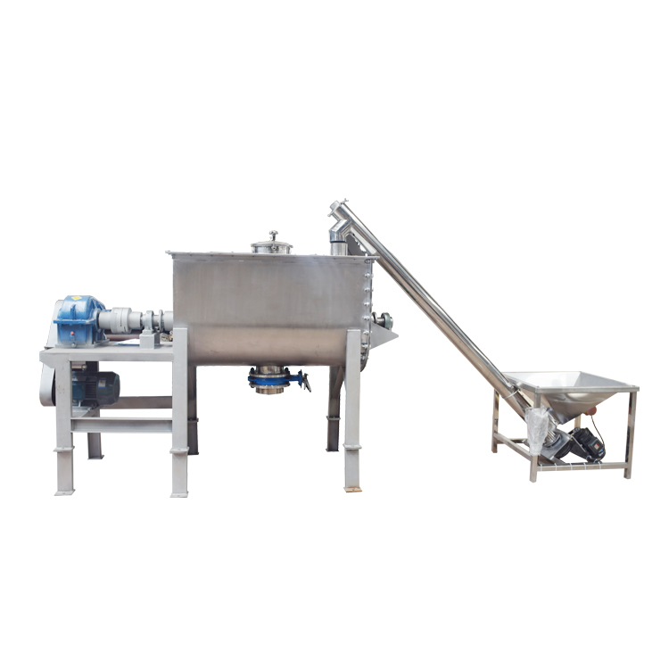 GUOFENG - Misturador de pó industrial 100l/Liquidificador de fita/Máquina de mistura de pó seco Misturador de parafuso duplo horizontal