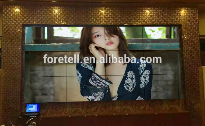 Indoor Large LCD xx Video xxx Wall Screens Narrow Bezel LCD Video Wall 4x2 LCD Video Wall Display Screen