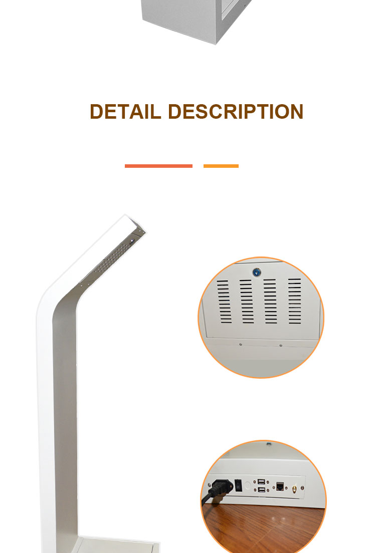 Full HD quad core RK3368 Android digital signage touch screen kiosk totem lcd display