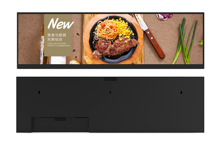 Promotional LCD 43 Inch network android bar lcd shelf edge lcd display