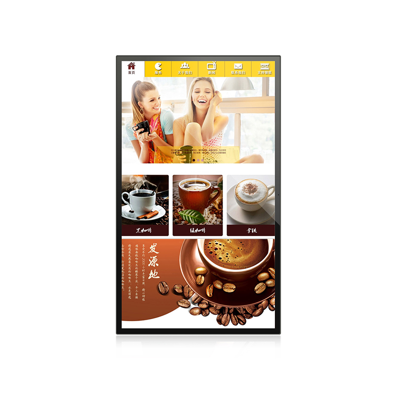 Smart cheap 43inch marketing advertisement panel wall mounted touch screen