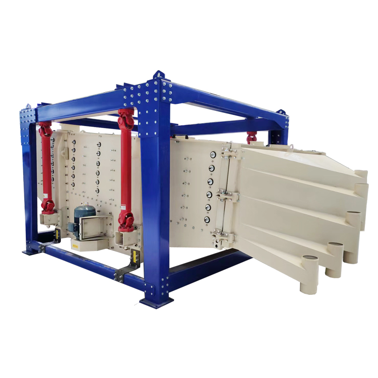 GUOFENG - Máquina de peneira vibratória com peneira quadrada e peneira vibratória fina