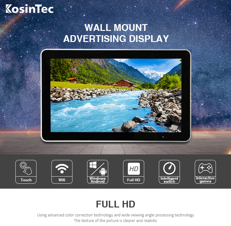 Replacement lcd tv screen lcd android advertising player monitor touch screen for shopping mall