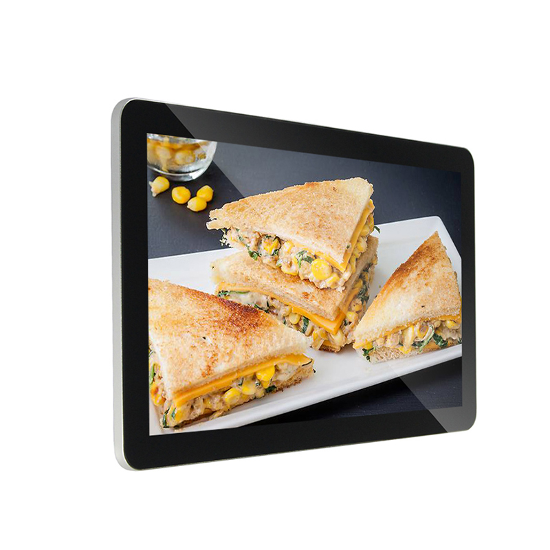 17.3inch digital poster kiosk slim touch screen kiosk for loop video advertising display