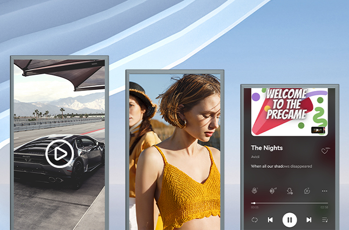 คุณสมบัติการแสดงผลแบบแถบยืด