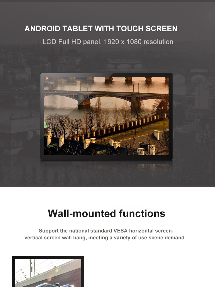 32inch loop video advertising display usb flash drive advertising digital signage