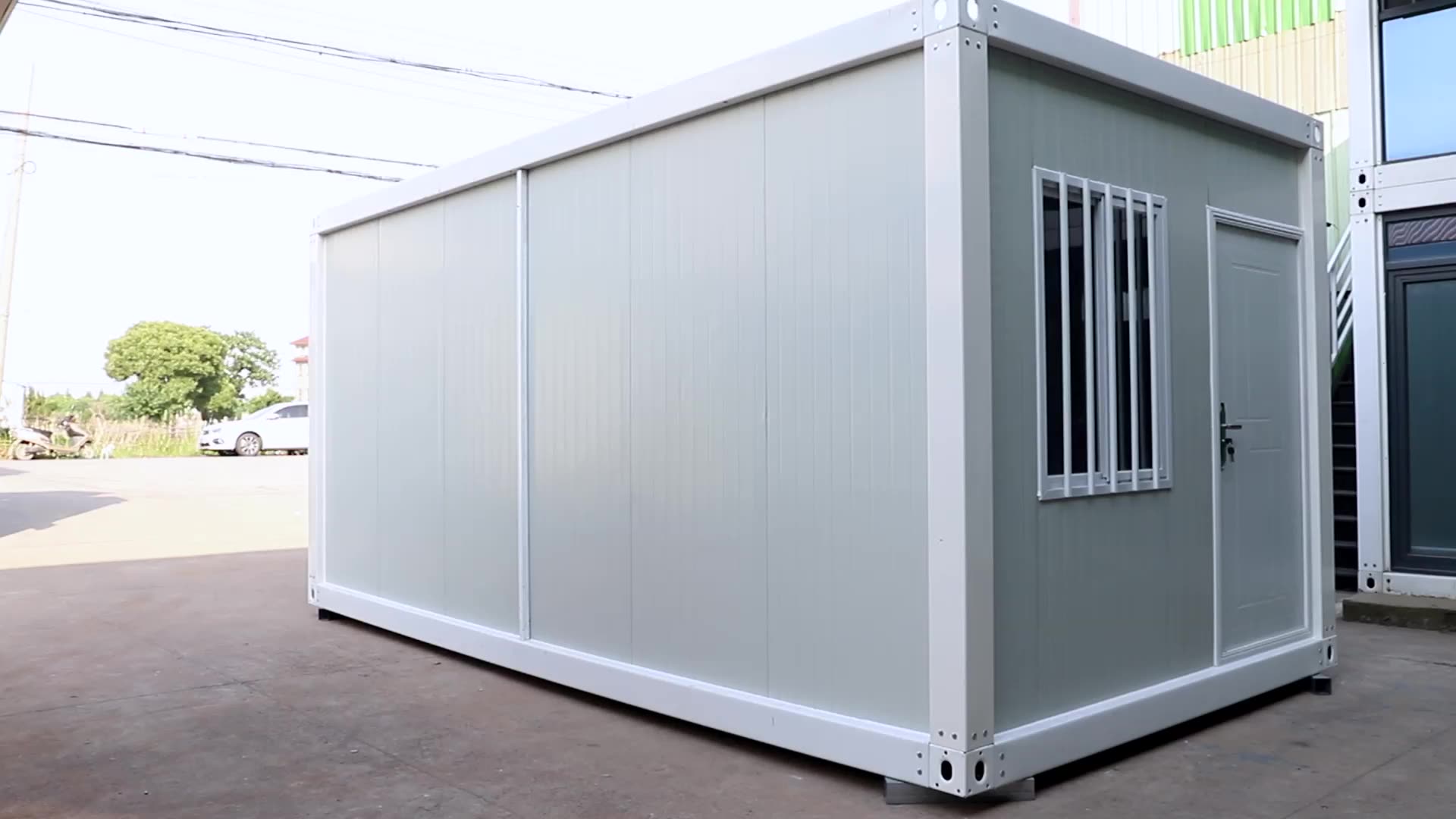 Fabricant d'alimentation conteneur pliant pliable préfabriqués maison de conteneur pliante maison de conteneur pliante 1