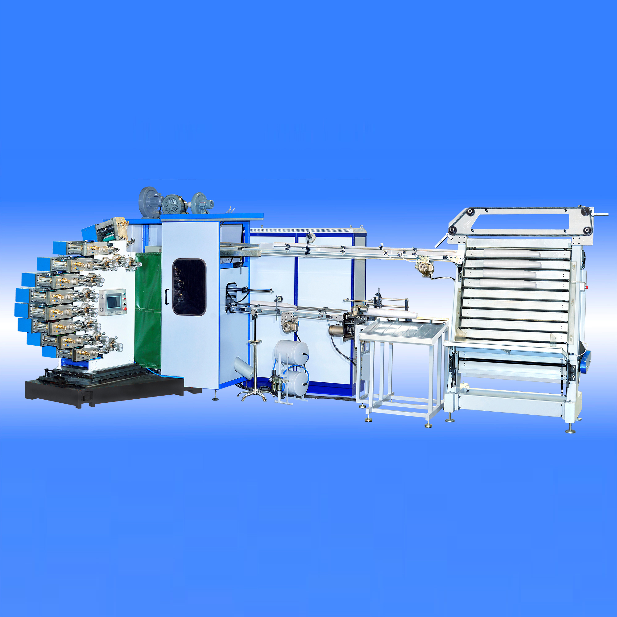 Factory disposable beverage cup automatic plastic aviation cup printing machine offset