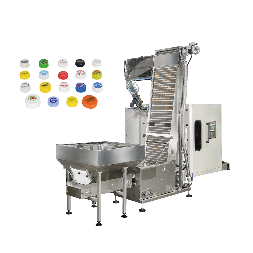 Automatic offset printing machine 4 color offset lid printer for beverage bottle cap