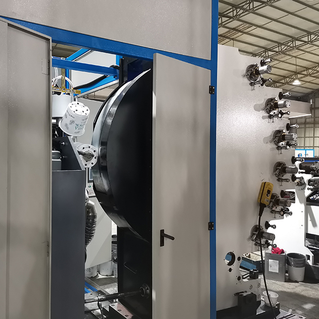 Automatic offset screen printing machine on plastic bucket pail flower pot