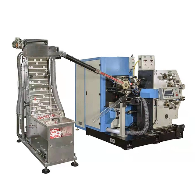 Automatic 3 color beverage bottle lid offset printing machine