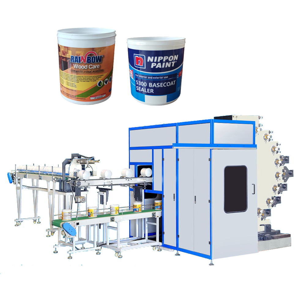 2022 Industrial Grade New Plastic Pail Bucket Offset Press Printer Machine Price For Sale