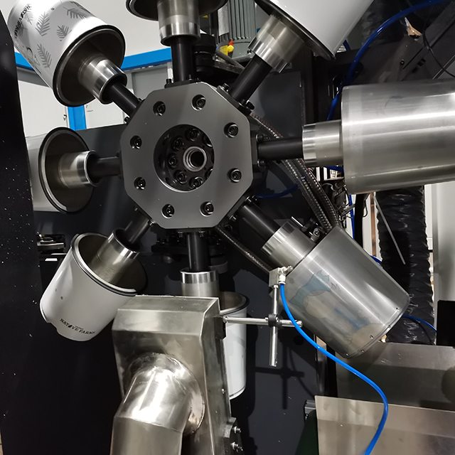 Automatic offset screen printing machine on plastic bucket pail flower pot