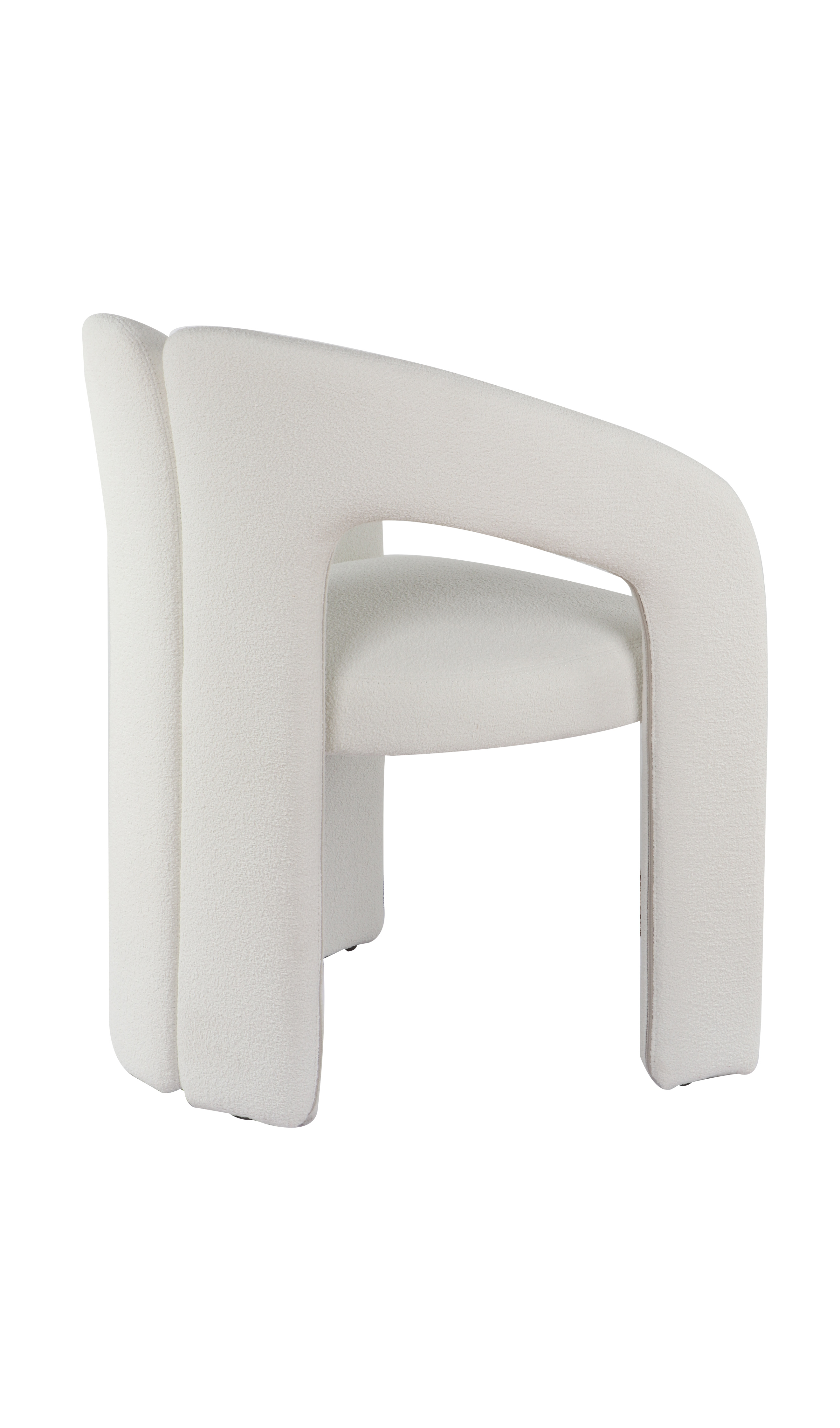 Italialaiset minimalistiset valkoiset nojatuolit Dubet-tyyliin #M3090 26