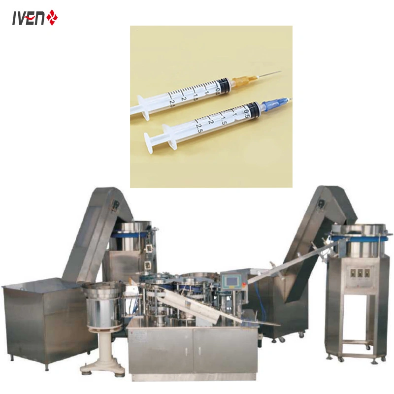 IVEN - Fully Automatic Syringe Assembly Machine / Disposable Syringe ...