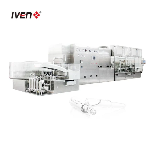 IVEN - Máquina de enchimento e selagem de ampolas plásticas de vidro injetável de 1-20 ml Linha de produção de enchimento e selagem de ampolas Máquina de enchimento farmacêutico