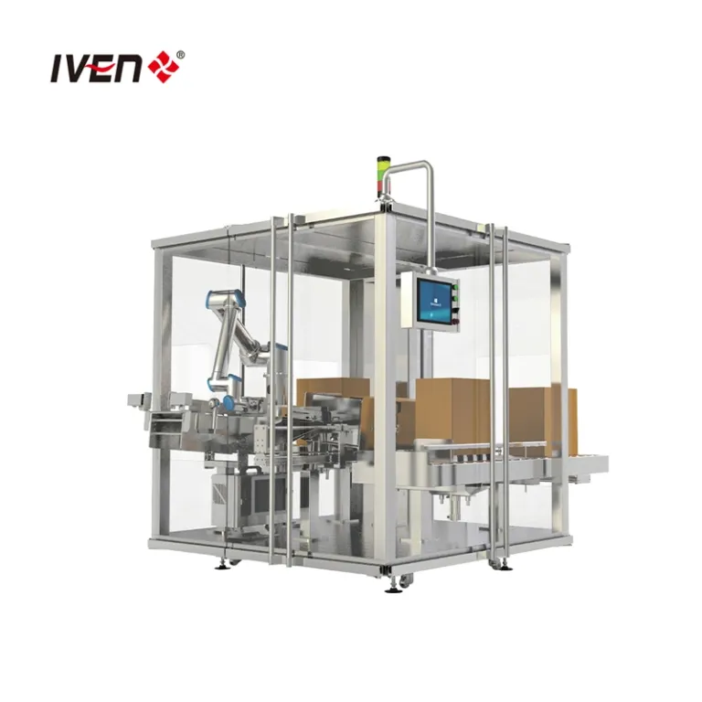 IVEN - Machine d'emballage automatique de bote en carton de bouteille en  verre liquide en plastique