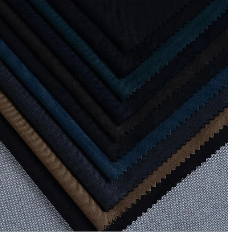 80 Polyester 20 Viscose TR Twill Serge Suit Uniform Fabric
