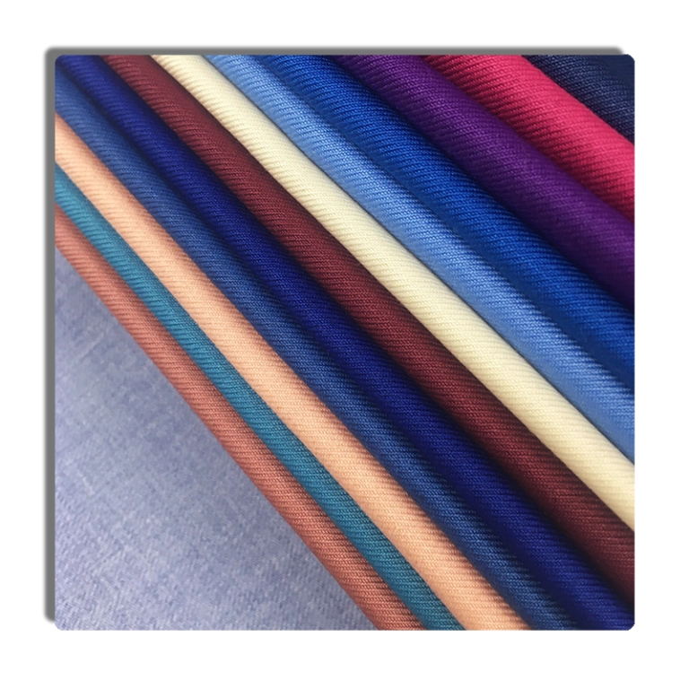 Viscose rayon polyester blended fabric twill