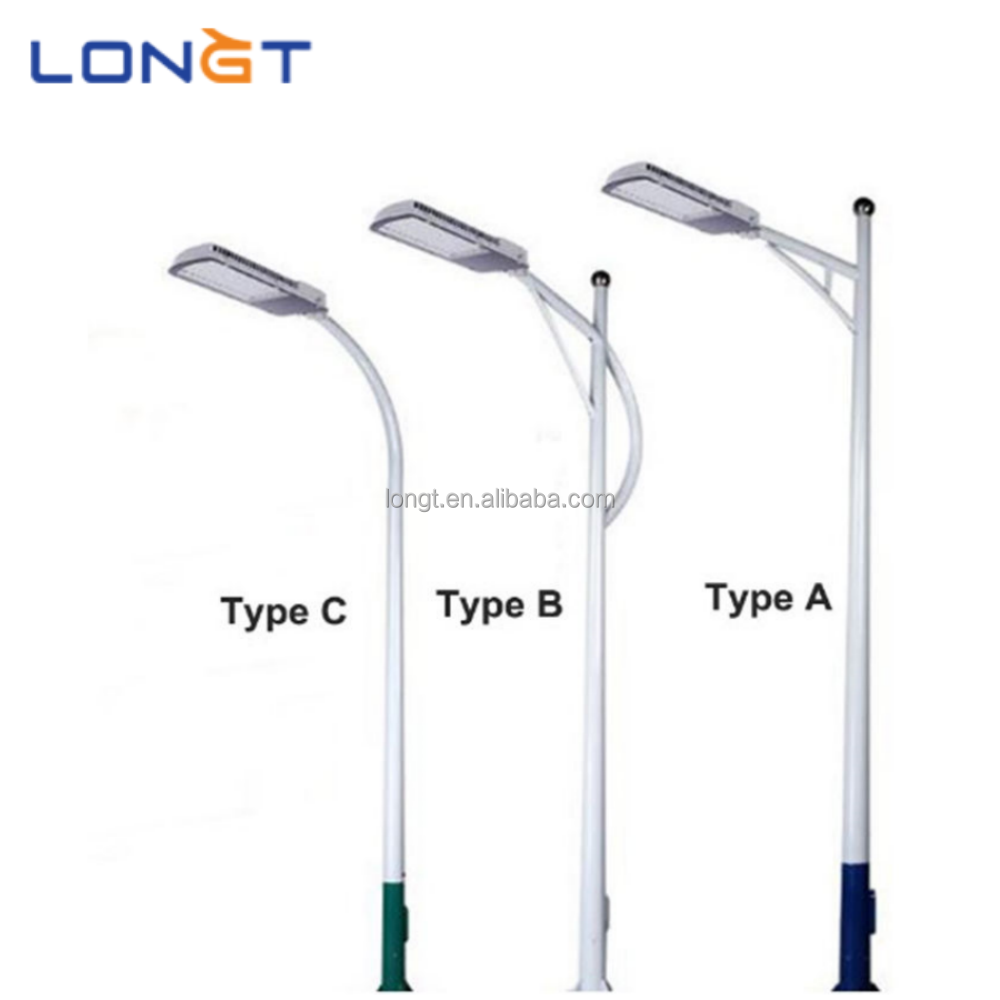 outdoor 3-15m Octagonal Conical Led High Mast Flood Garden Stadium Light Poles For High Pole