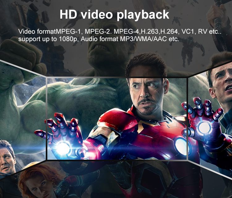 Mini size 7inch network advertising sign boards lcd portable digital signage