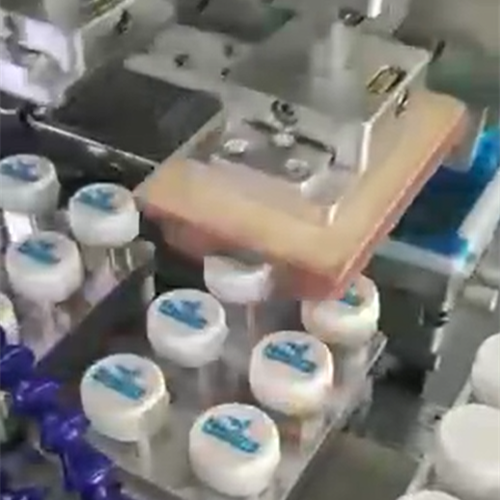 Automatic bottle lid offset printing machine one color drink cap pad printer