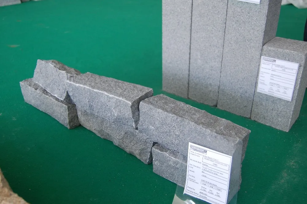 G654 Dark Grey Granite Curbstone Garden Edging Lawn Border Stone