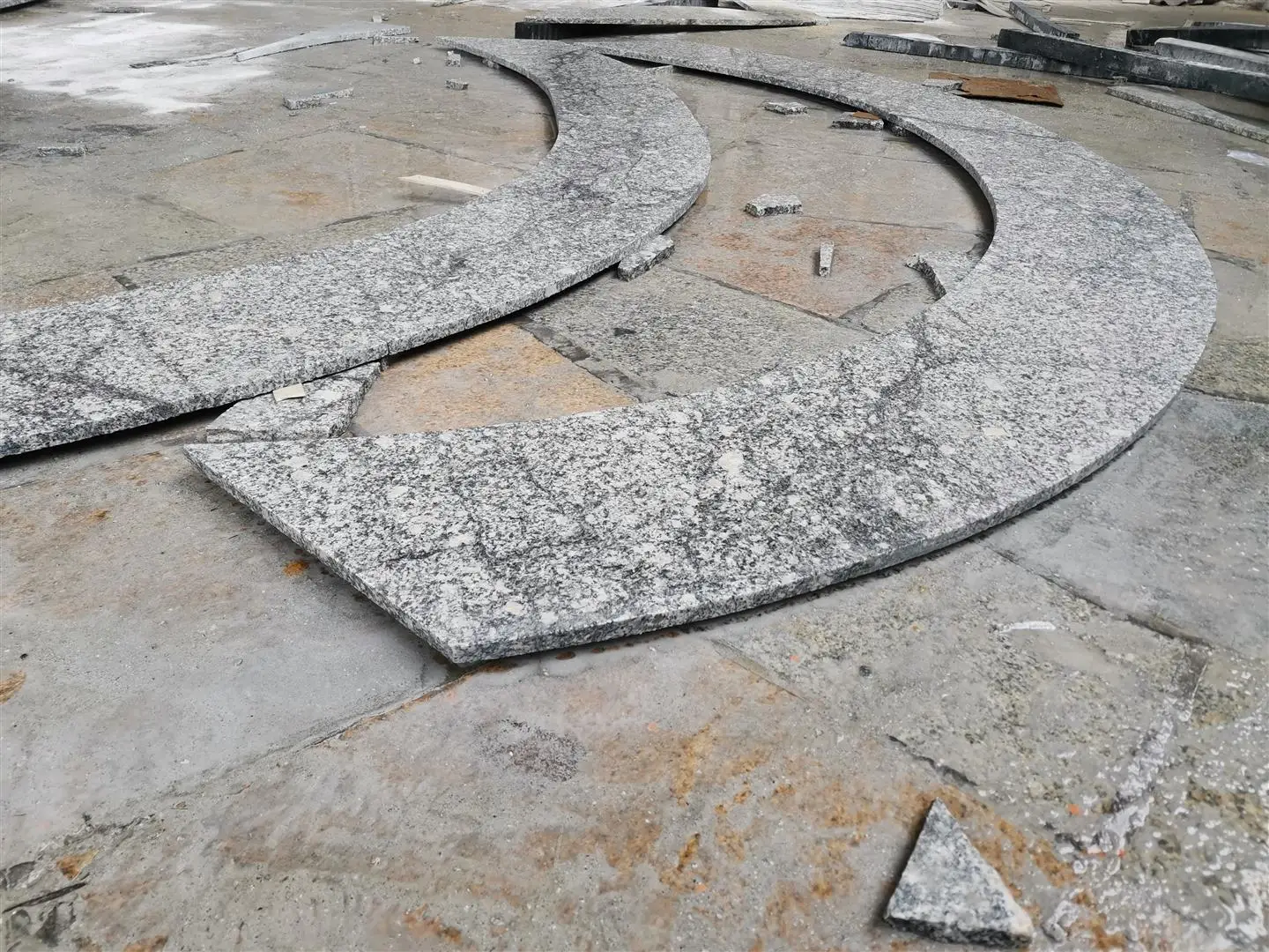 G654 Swimming Pool Coping Dark Grey Granite Stones Swimming Pool Cover