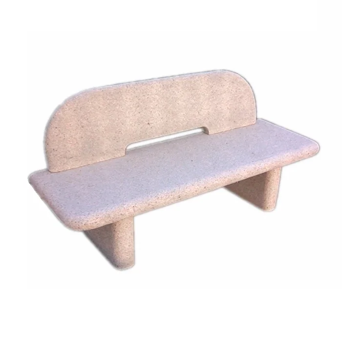 Golden Yellow Travertine Outdoor Garden Benches Stone Park Garden Bench