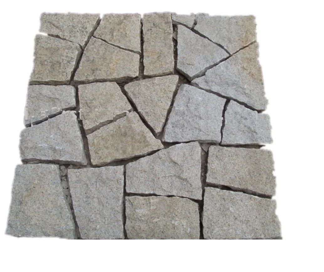 Padang Dark G654 Granite Garden Crazy Random Paving Stone Moulds Tiles